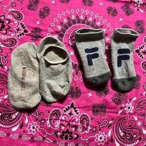 Steve Madden and Fila socks